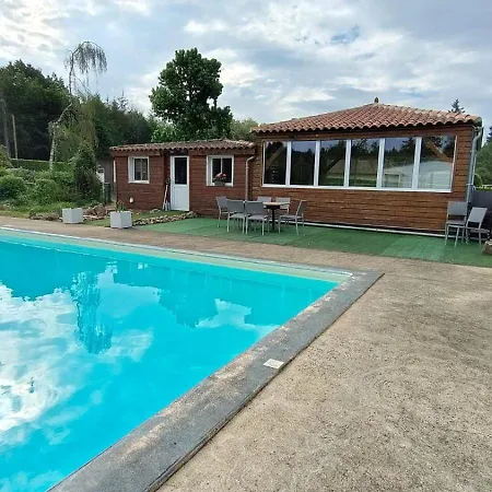 La Sapiniere 24- Mobile - Nature - 3 People Chalet Augignac